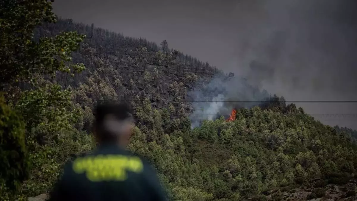 El incendio de Huesca se inició en las obras de una autopista y ya afecta a 4.200 hectáreas