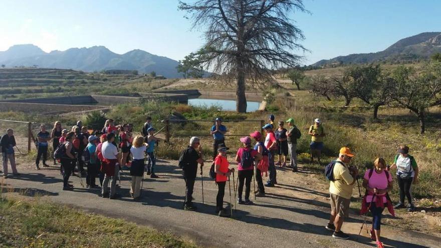 Ruta por el sendero del agua Galifa-La Muela celebrada el pasado sábado.