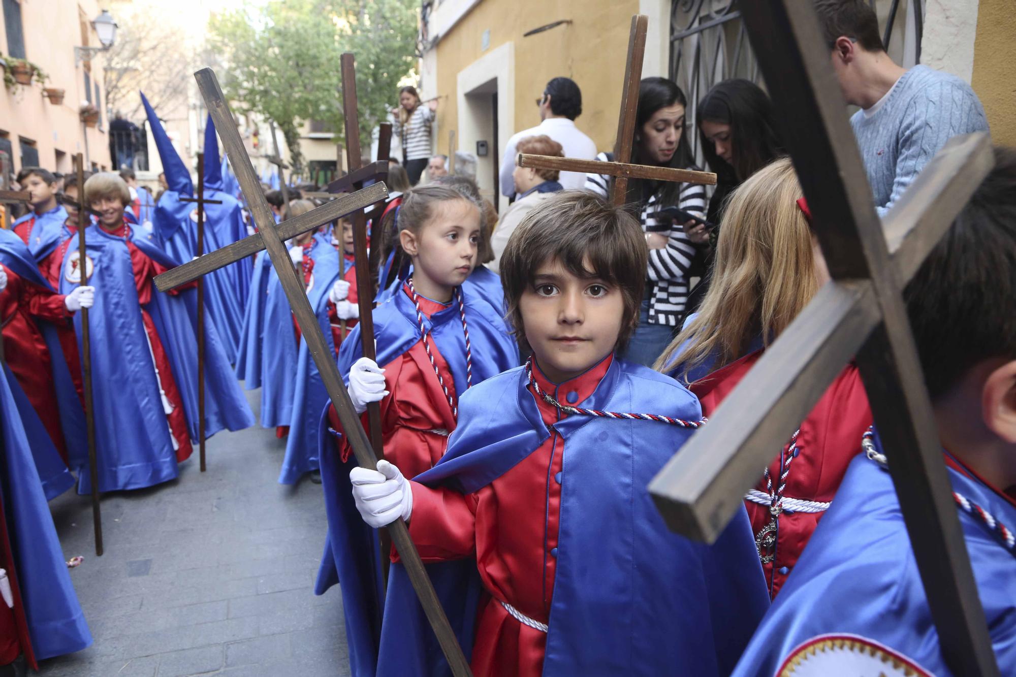 Hermandad Agustina procesiona el Lunes Santo por las calles del casco antiguo