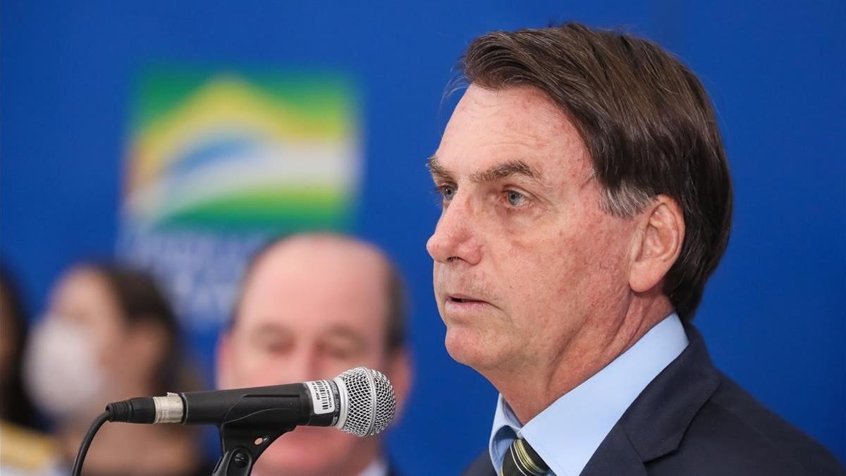 Comparecencia del presidente de Brasil, Jair Bolsonaro, sobre el coronavirus.