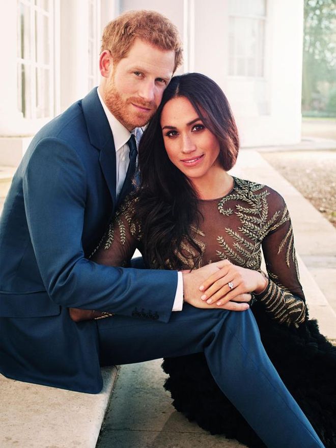 Foto de compromiso del Príncipe Harry y Meghan Markle