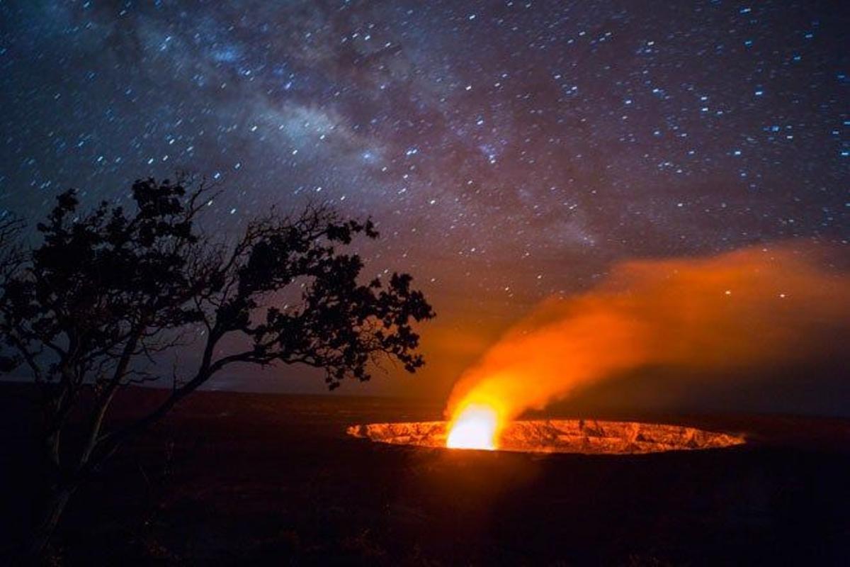 El Parque Nacional de los Volcanes de Hawái