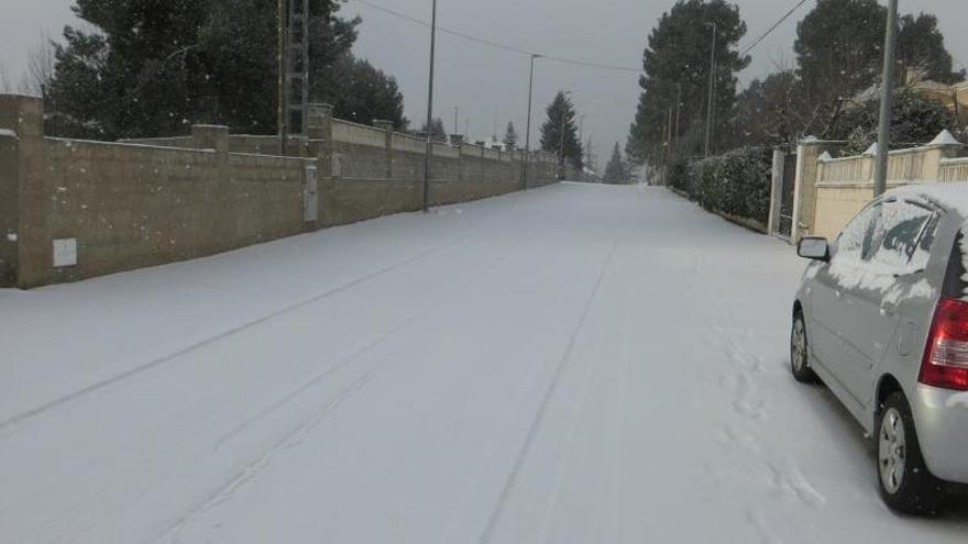 Nieve en Banyeres