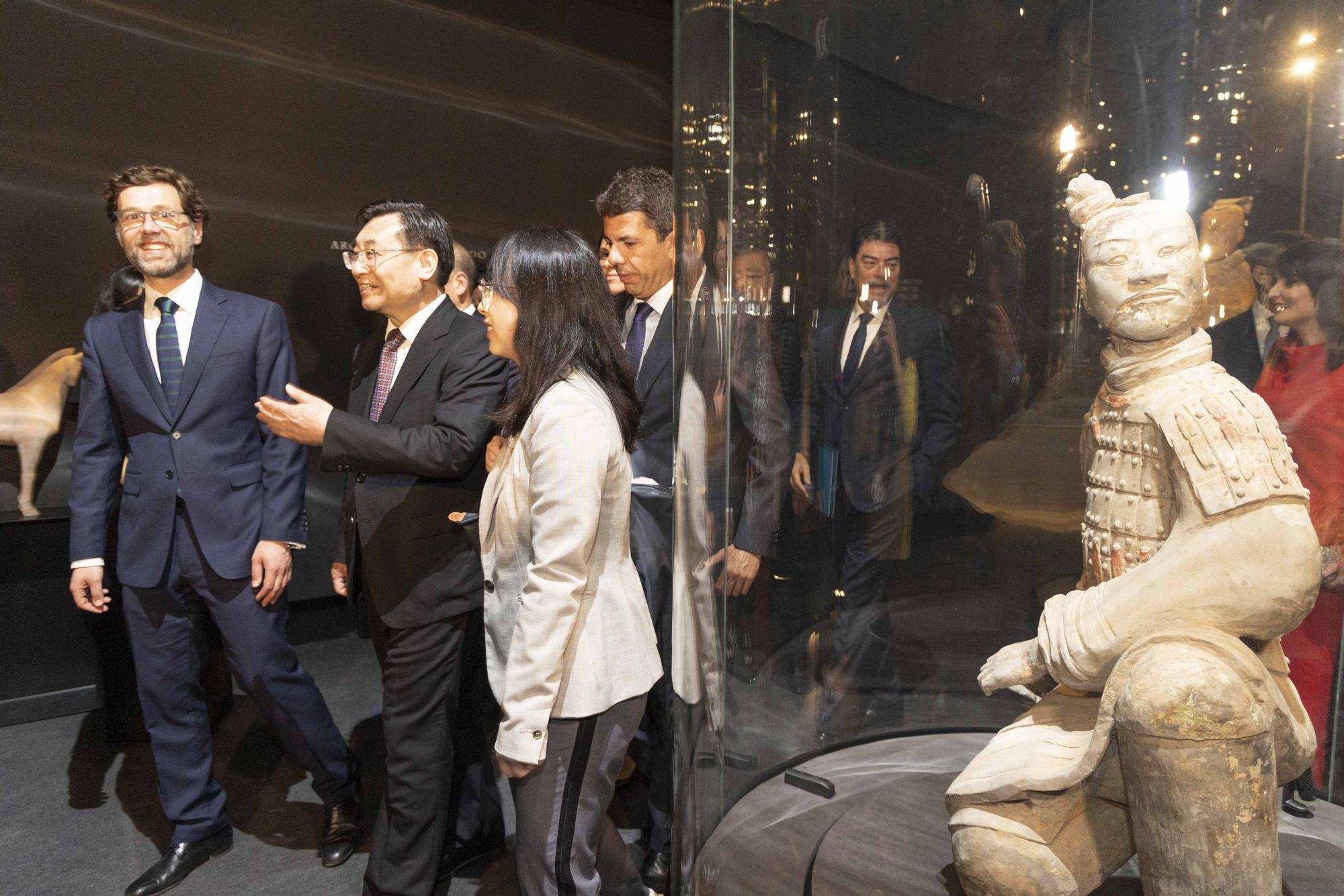 La inauguración de la exposición El legado de las dinastías Qin y Han. Los guerreros de Xian