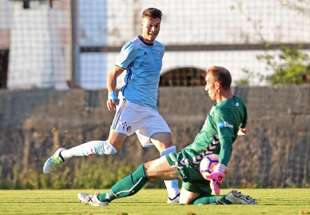 Los celestes se adelantaron mediante el juvenil Brais Méndez pero terminaron cayendo en el campo del Gran Peña por dos goles a balón parado