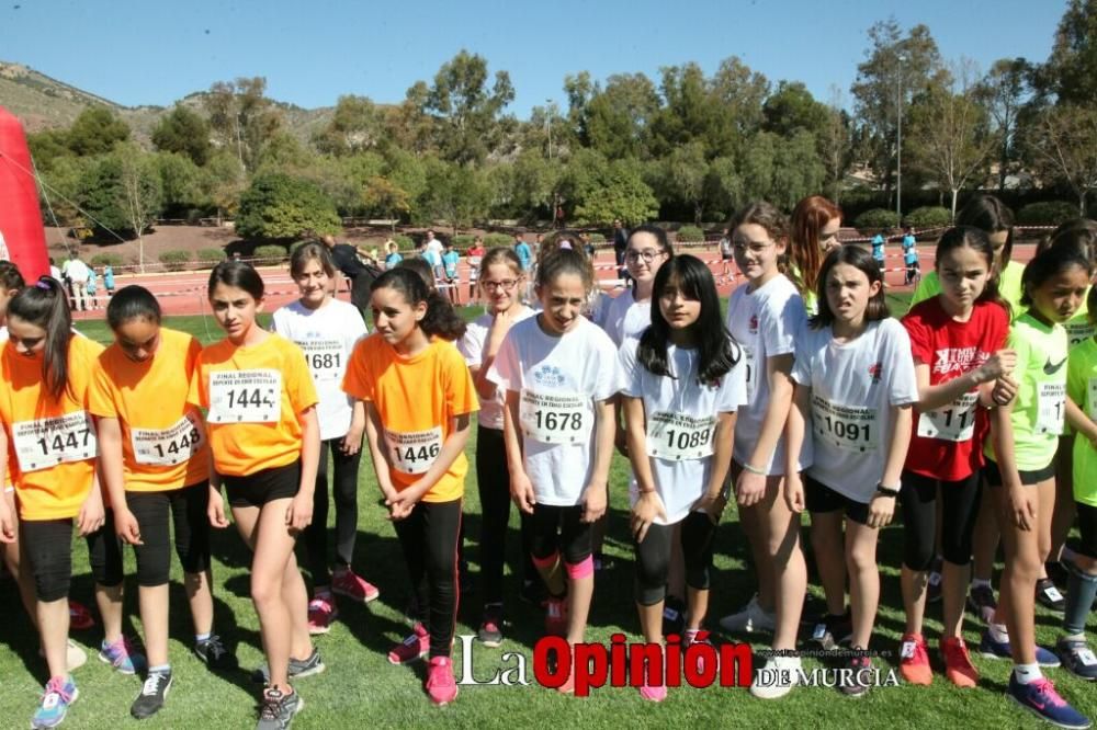 Final Cross Escolar de Lorca. Alevín femenino