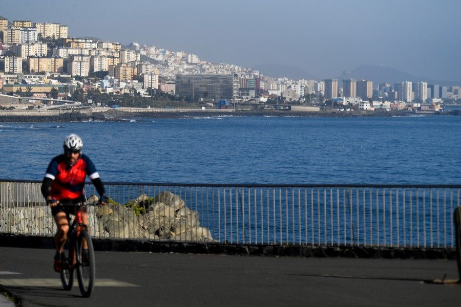 Calima en Gran Canaria (15/02/2021)