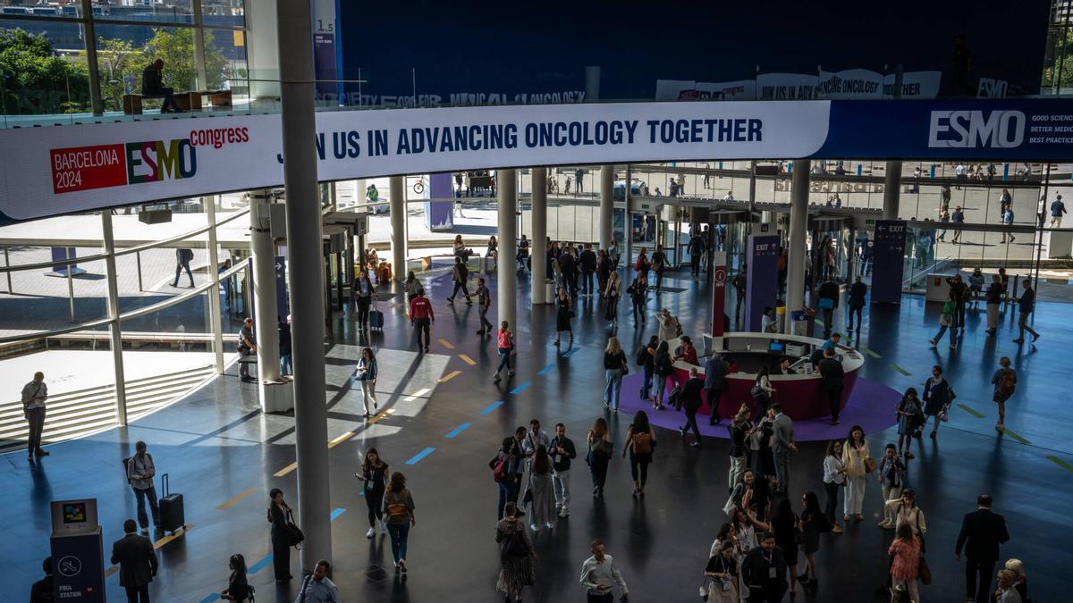 Imagen de archivo del Congreso Europeo Oncología Médica (ESMO) en 2024.
