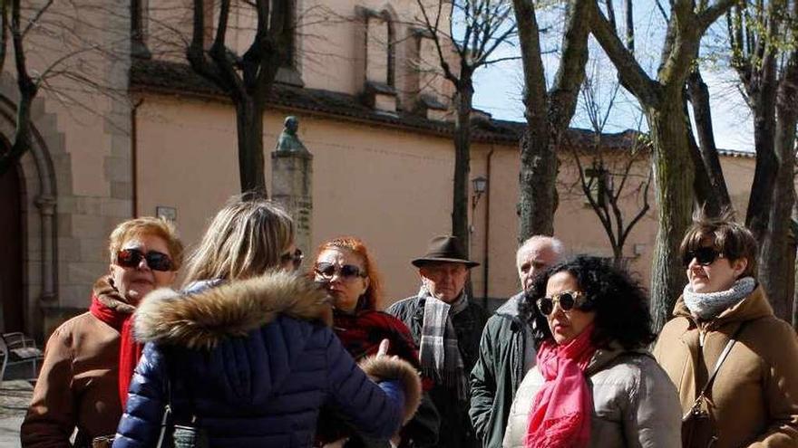 Turopeadores extranjeros en Zamora el pasado invierno.