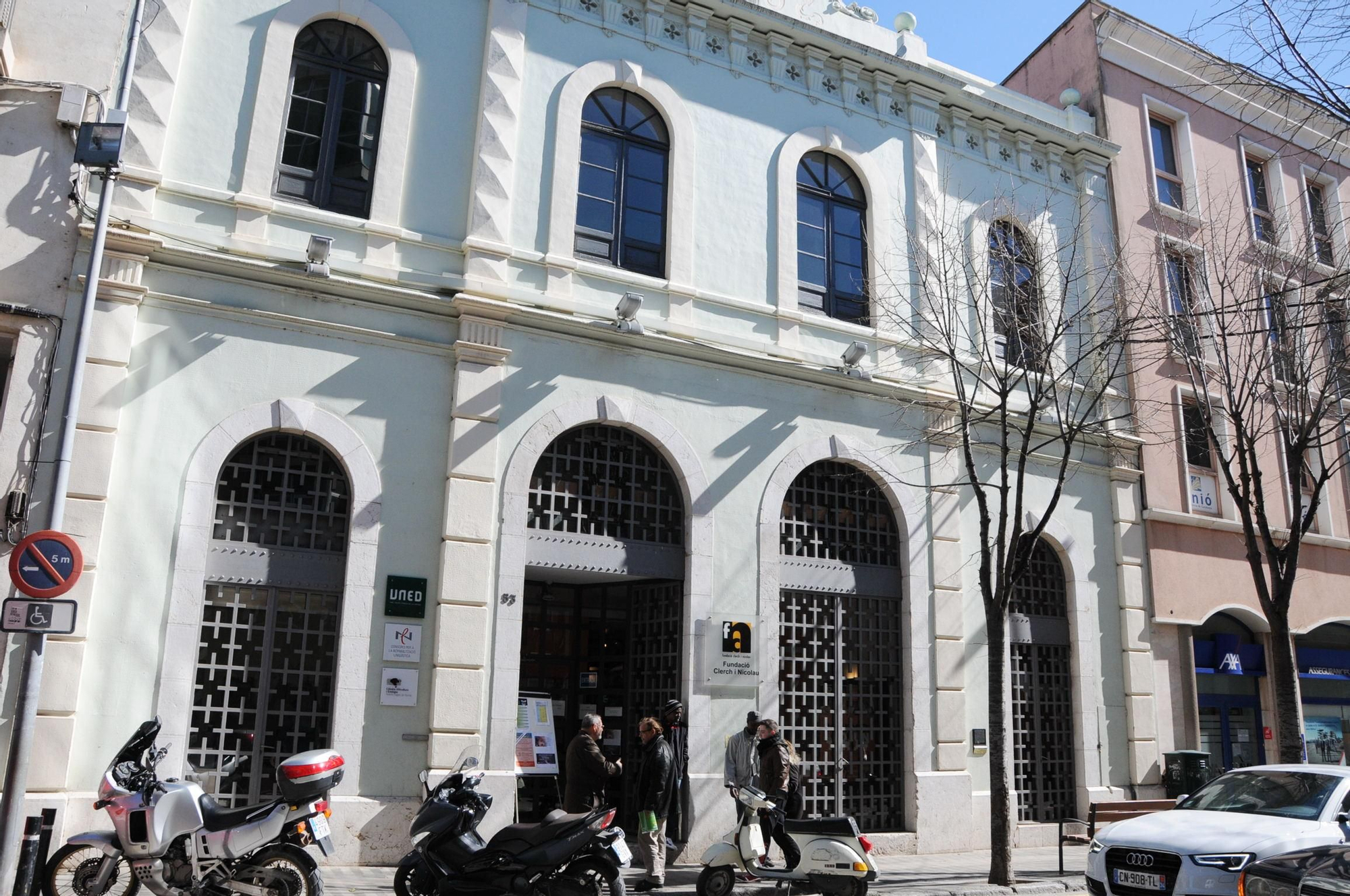 L’edifici de la Fundació Clerch i Nicolau del carrer Nou.