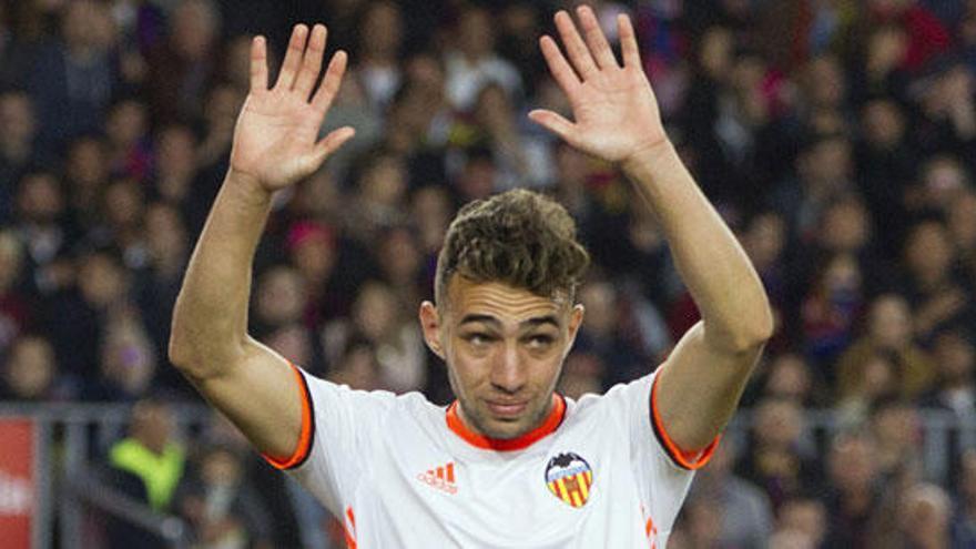 Munir El Haddadi, futbolista del Valencia.