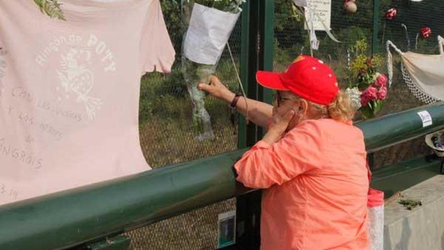 Homenaje a las víctimas en Angrois.