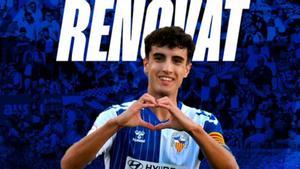 Pau Fernández renueva con el CE Sabadell