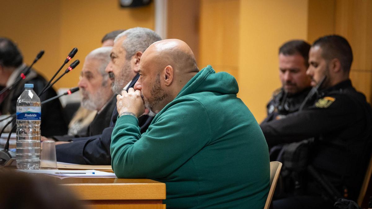 Una de las sesiones del juicio por el asesinato de Tabaiba