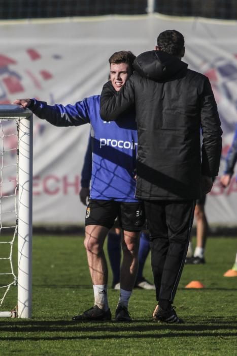 Entrenamiento del Real Oviedo