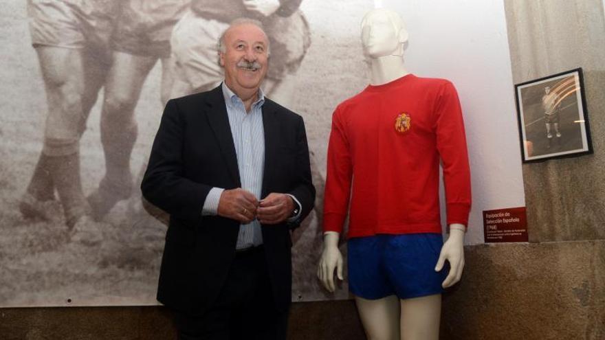 Del Bosque, durante una reciente visita a Pontevedra.