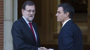 Pedro Sánchez i Mariano Rajoy