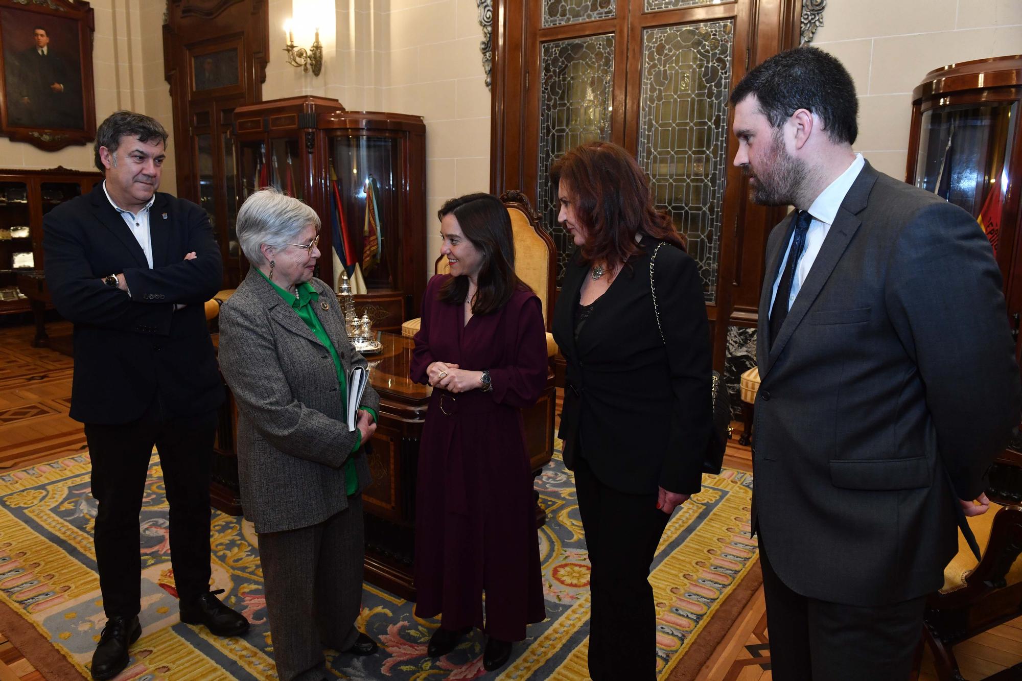 Homenaje a Xosé Ramón Barreiro en el Ayuntamiento de A Coruña