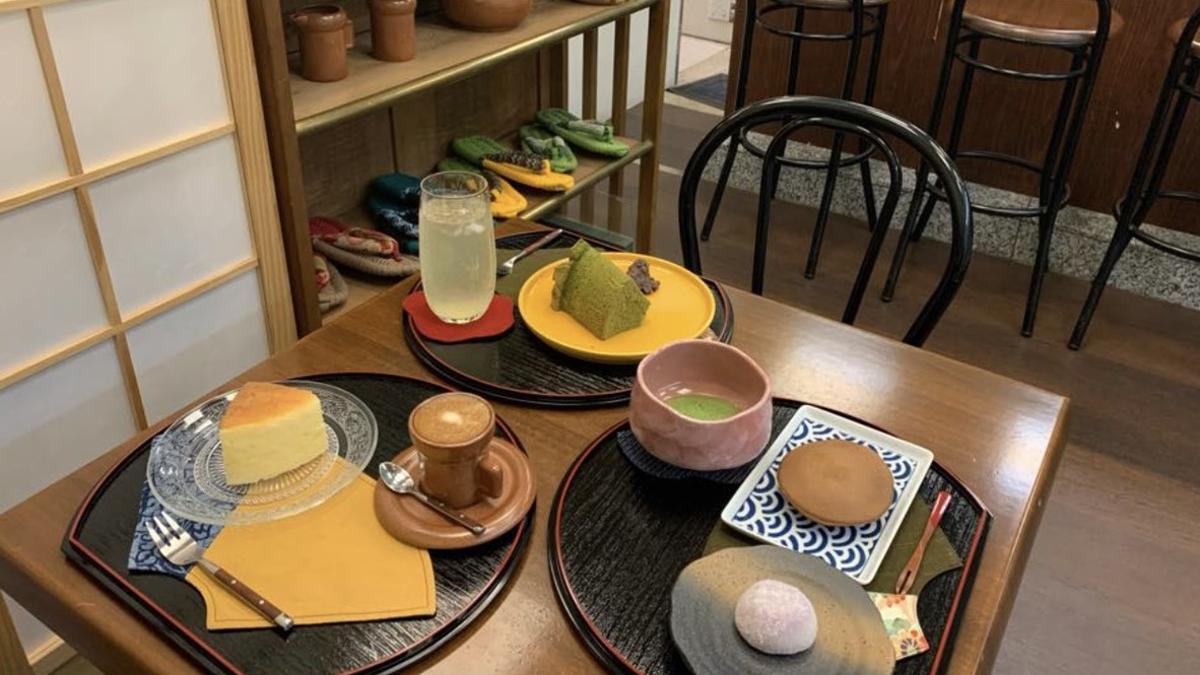 Algunos de los dulces de Wagashi Utatane.