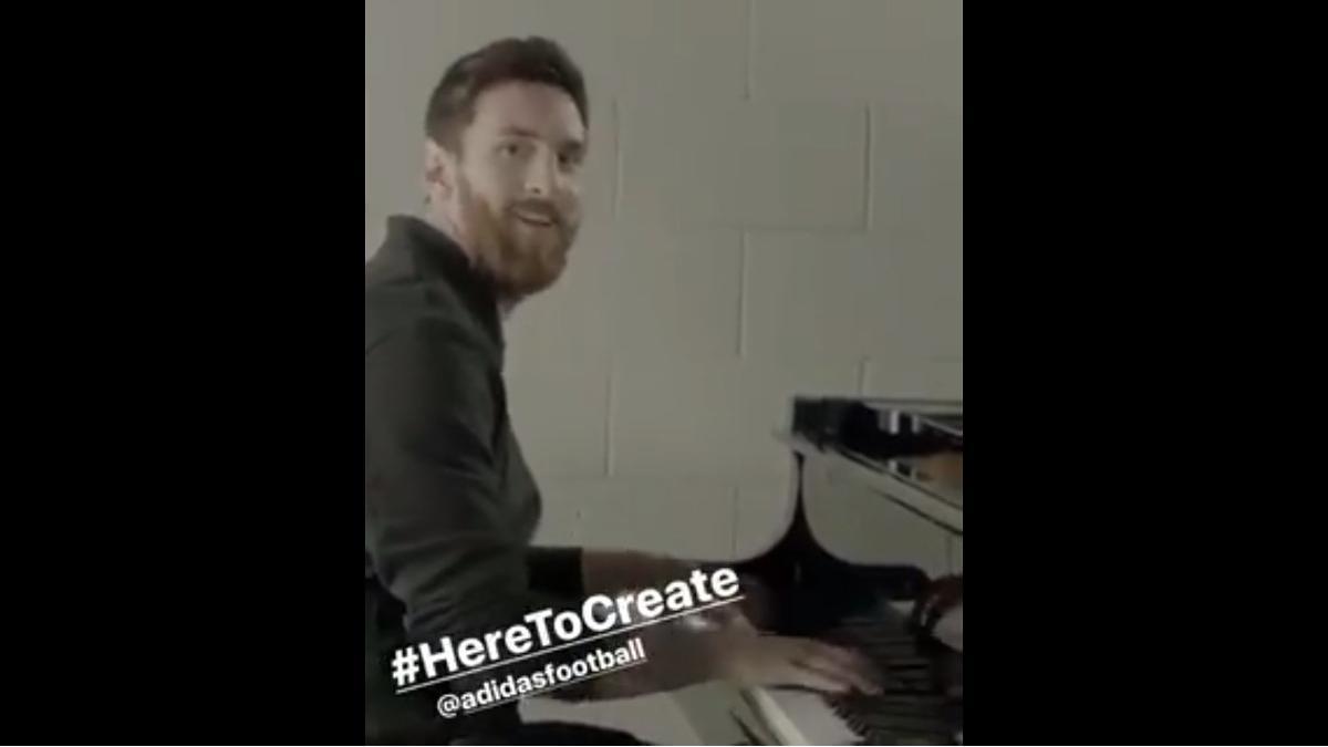 messi pinao adidas himno champions