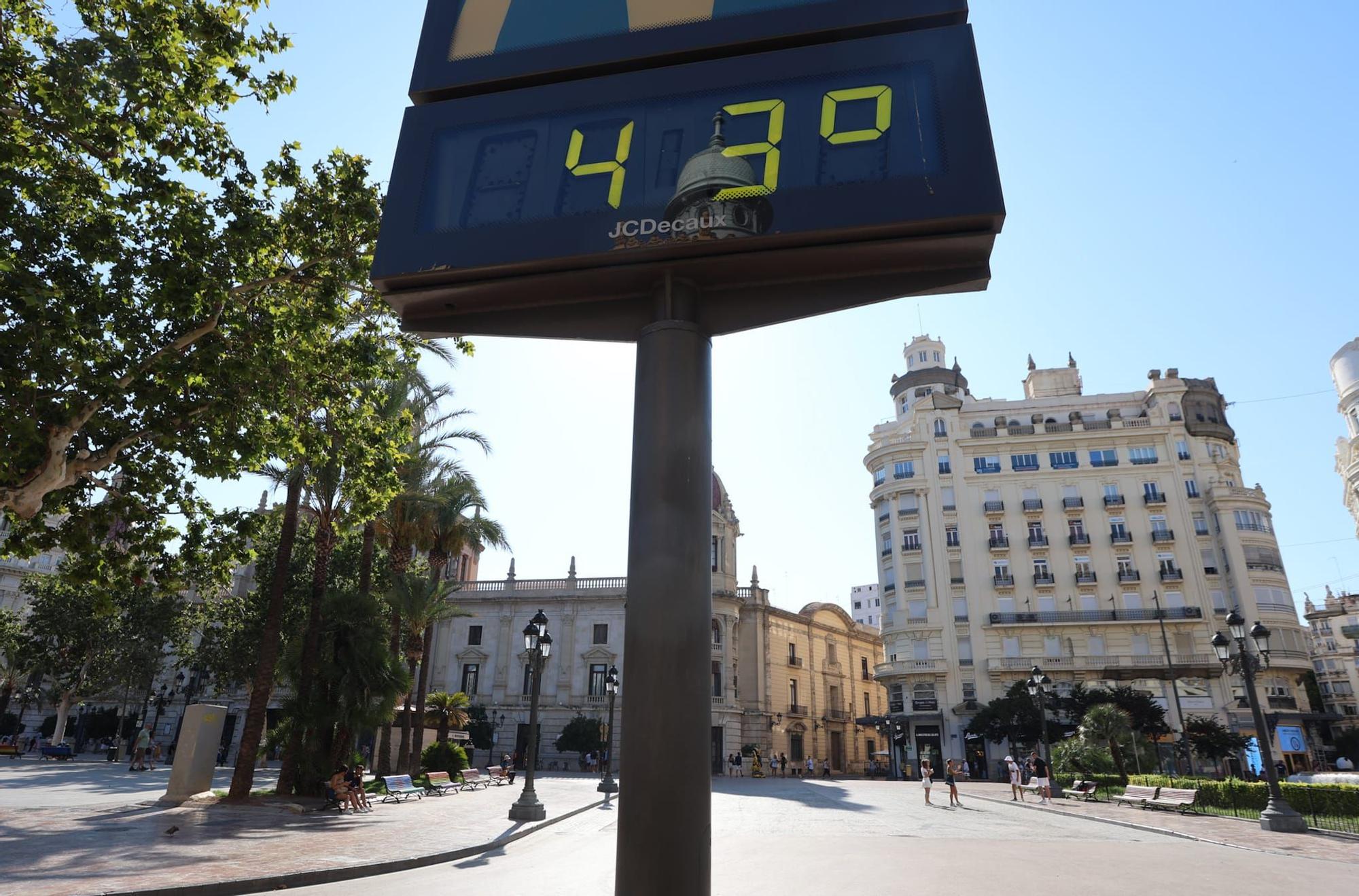 Valencia llega a unas temperaturas de récord