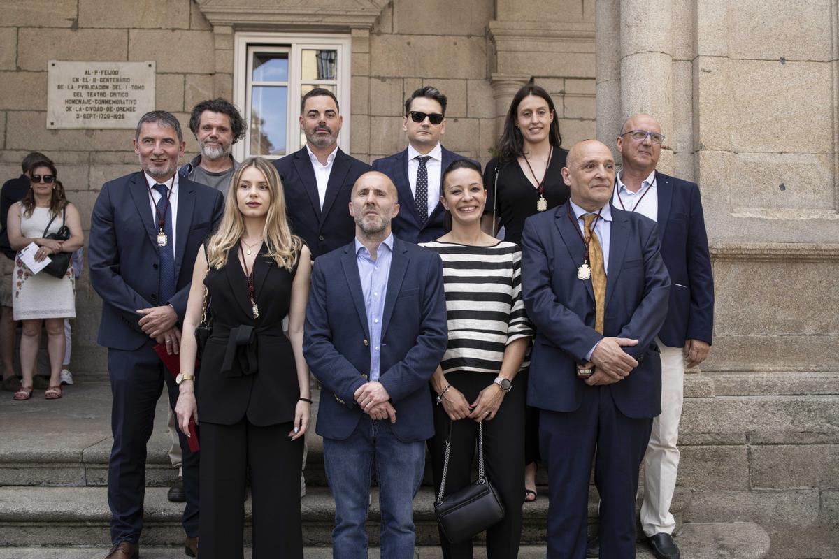 El alcalde Jácome y sus concejales, con los que podrá compartir las competencias de gobierno que elija delegar.