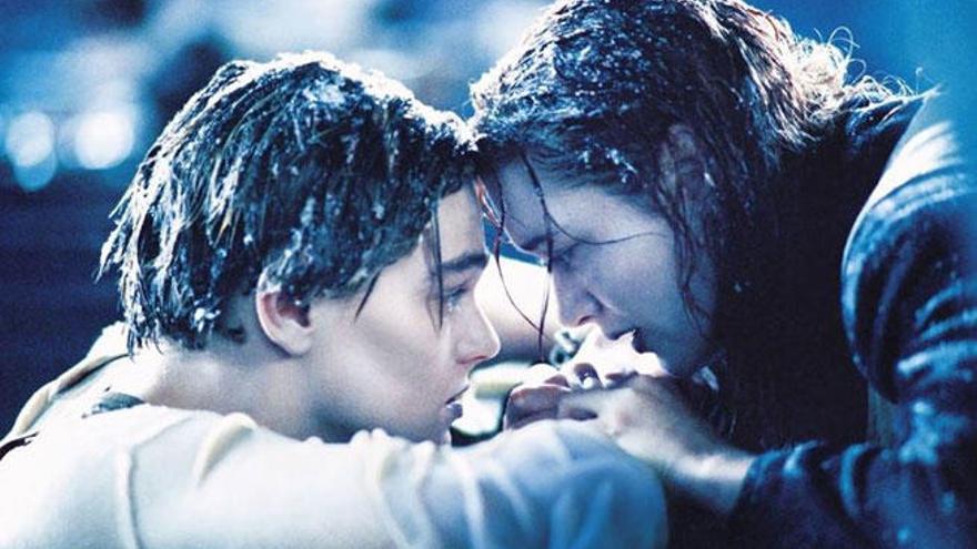 Winslet y DiCaprio, en la famosa escena