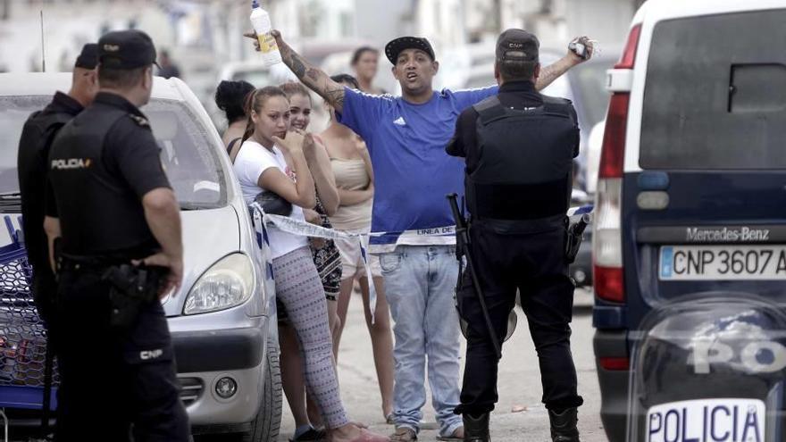 El Ico en el transcurso de la última redada policial en Son Banya.