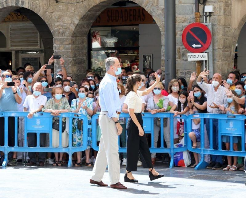 Visita de los Reyes a Jaca