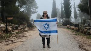 La activista colona israelí, Nadia Matar, cofundadora del Movimiento por la Soberanía