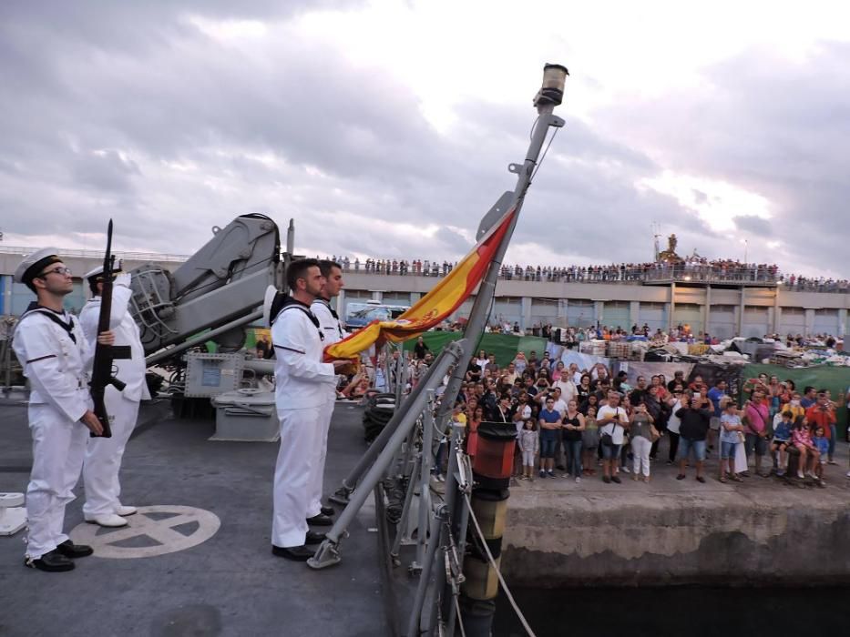 Jornada de puertas abiertas en Águilas con la Armada