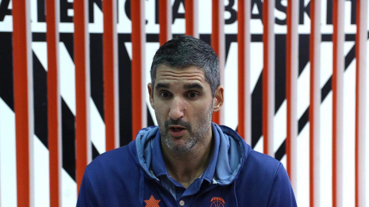 Rubén Burgos, entrenador del Valencia Basket