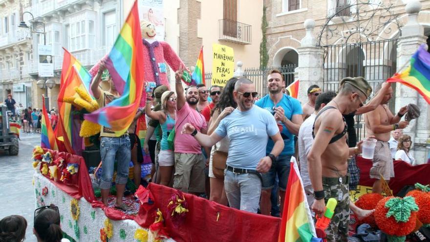 Imagen del desfile del Día del Orgullo Gay en Cartagena.