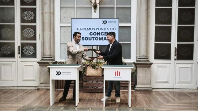 Firma del acuerdo en la sede de la Diputación. | D.P.