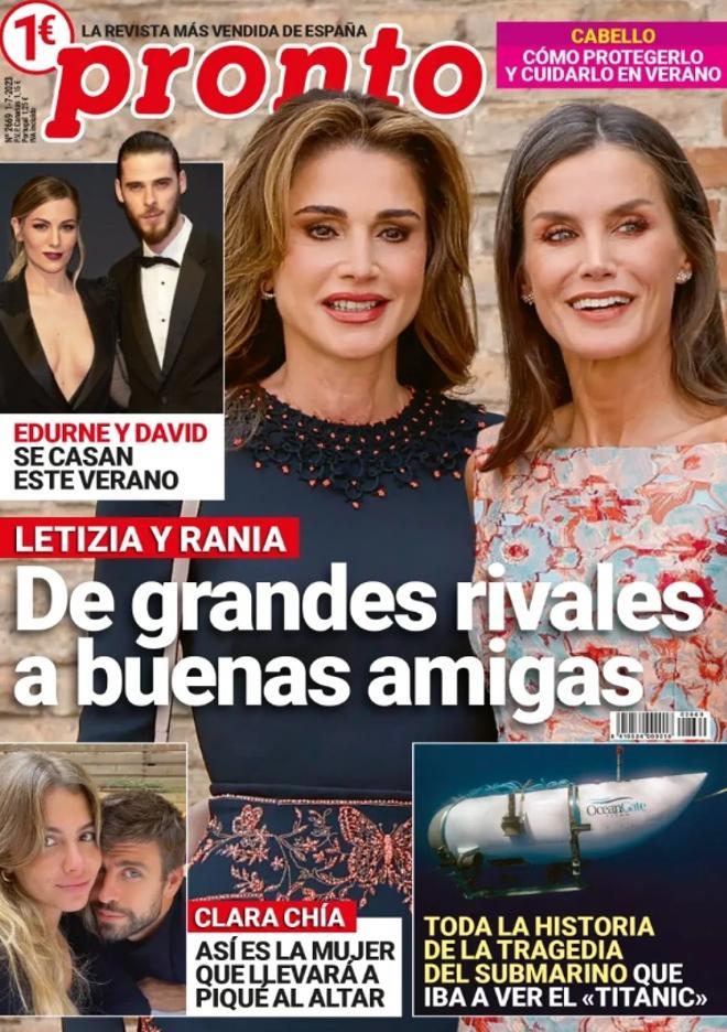 Portada de la revista Pronto del 26 de junio de 2023