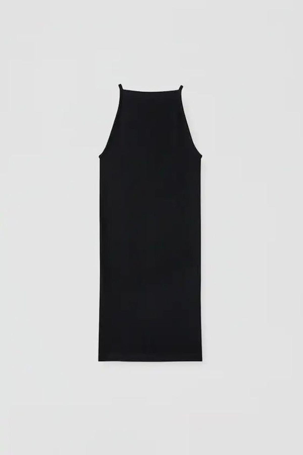 Vestido ajustado con cuello halter, de Pull&amp;Bear