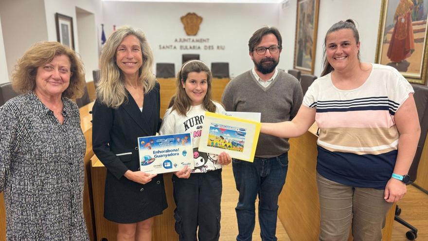 Una niña de Santa Eulària, premiada por su conocimiento sobre el agua