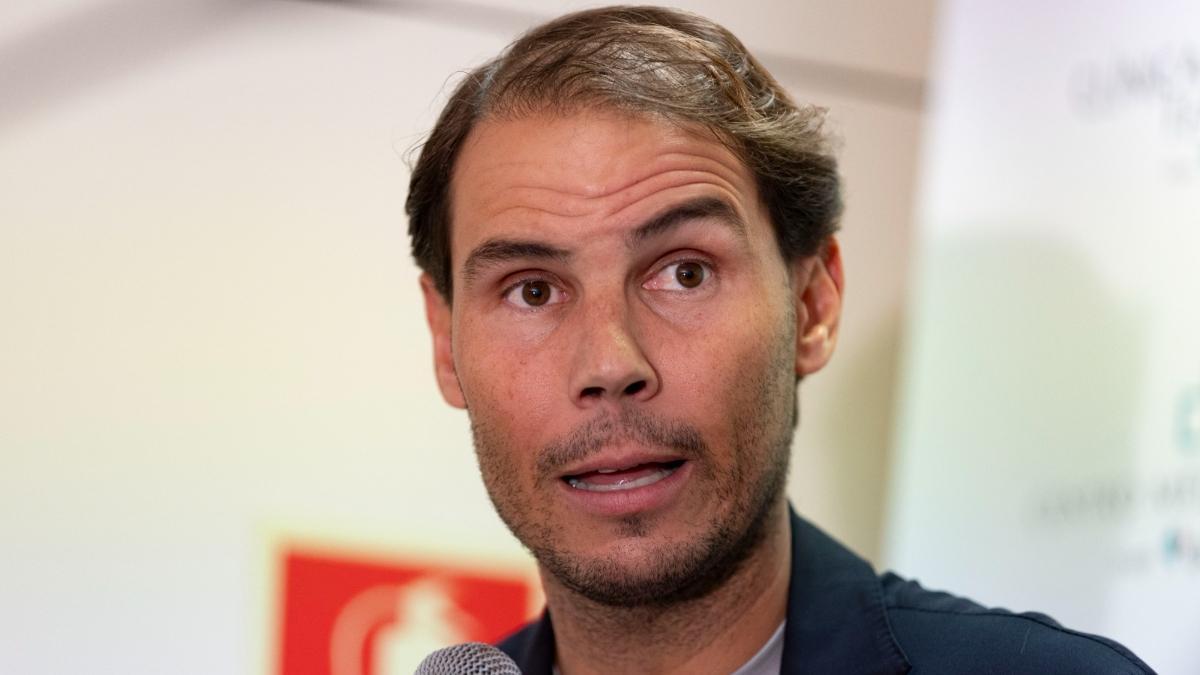 Nadal durante su comparecencia