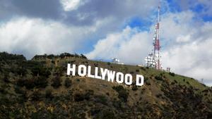 El popular cartel de Hollywood, emblema de la ciudad californiana de Los Ángeles.