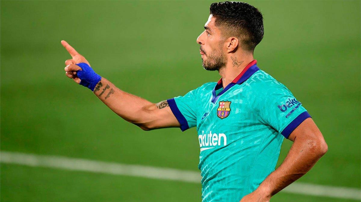 Suárez ya está en el podio histórico de goleadores azulgranas