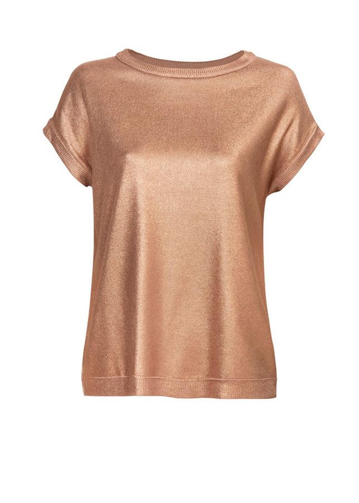 Camiseta metalizada, New Metallics de Mango