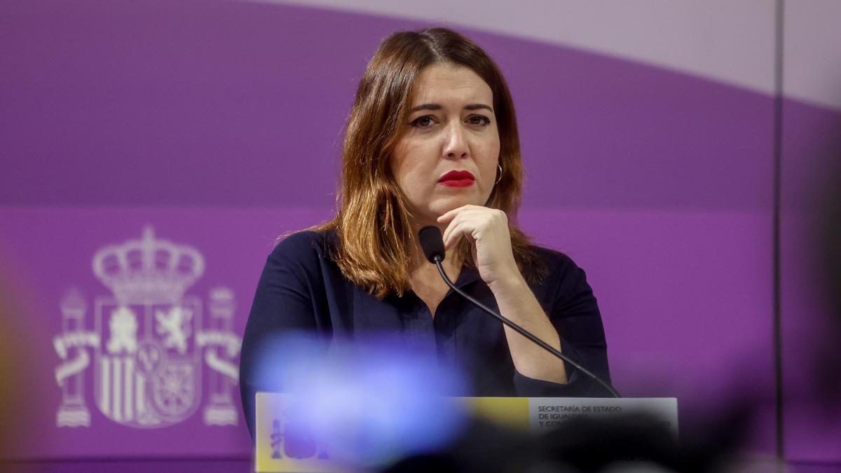 La secretaria de Estado de Igualdad y contra la Violencia de Género, Ángela Rodríguez 'Pam'.