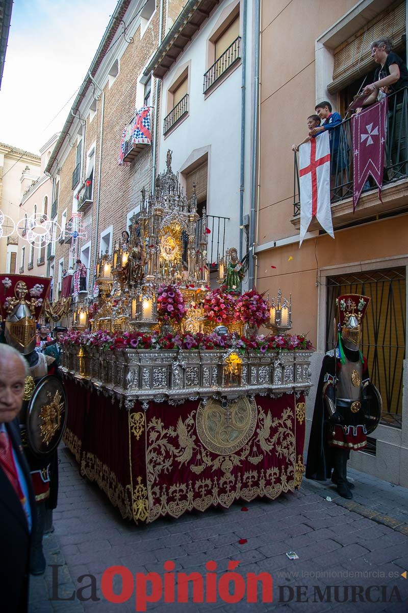 Procesión del Baño y parlamento en las Fiestas de Caravaca