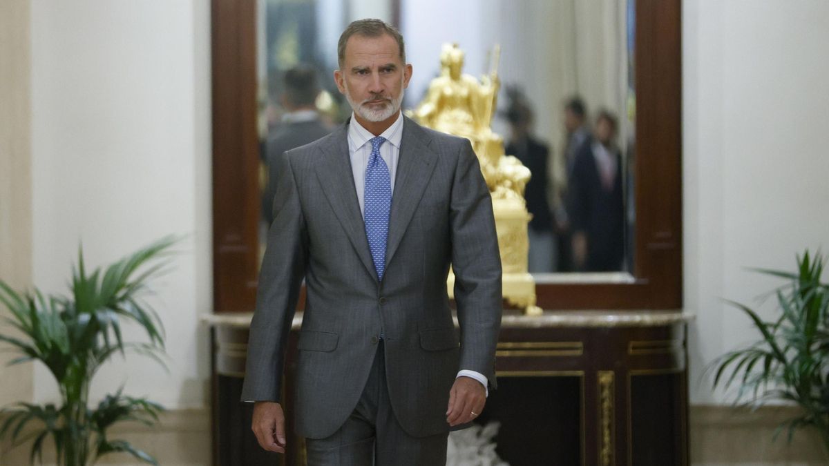 El rey Felipe VI recibe en audiencia a los participantes en la XVII edición del programa &quot;Becas Europa&quot;