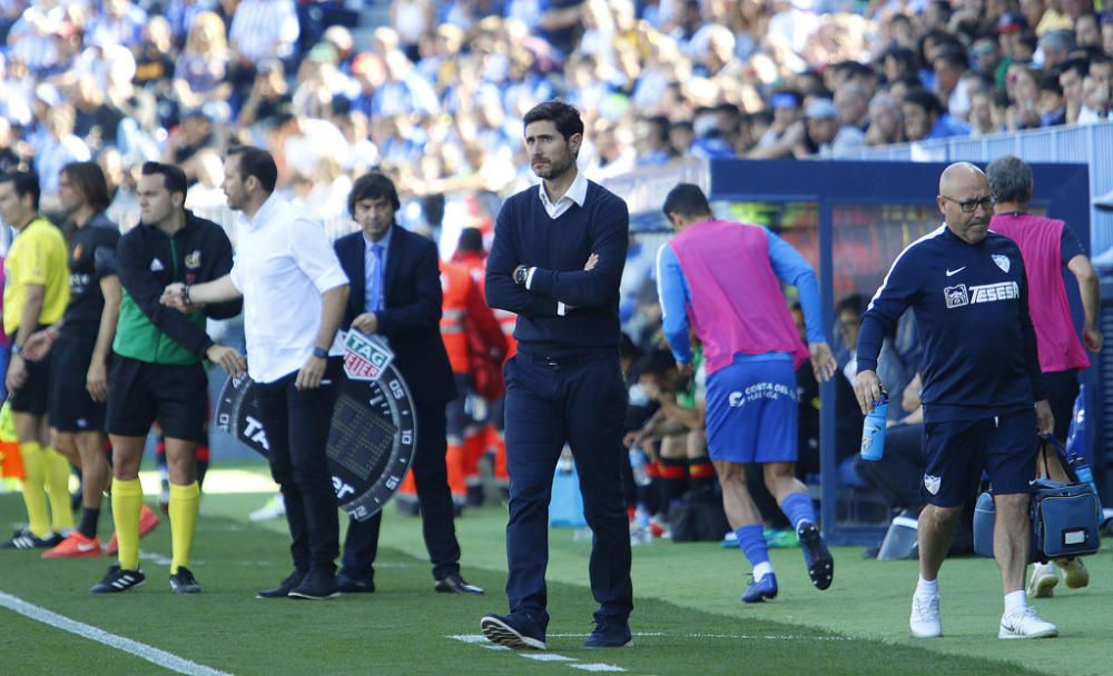 Un tanto de Leo Suárez a cinco minutos del final le da la victoria y los tres puntos al RCD Mallorca en su visita a La Rosaleda, en un duelo de aspirantes al ascenso a Primera División que comenzaban la jornada empatados a puntos.