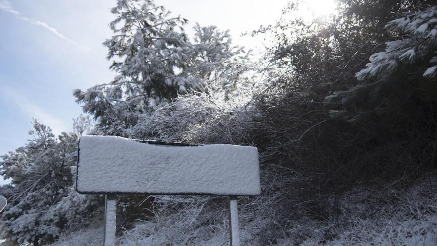 La nevada de fa deu dies, a Calaf.