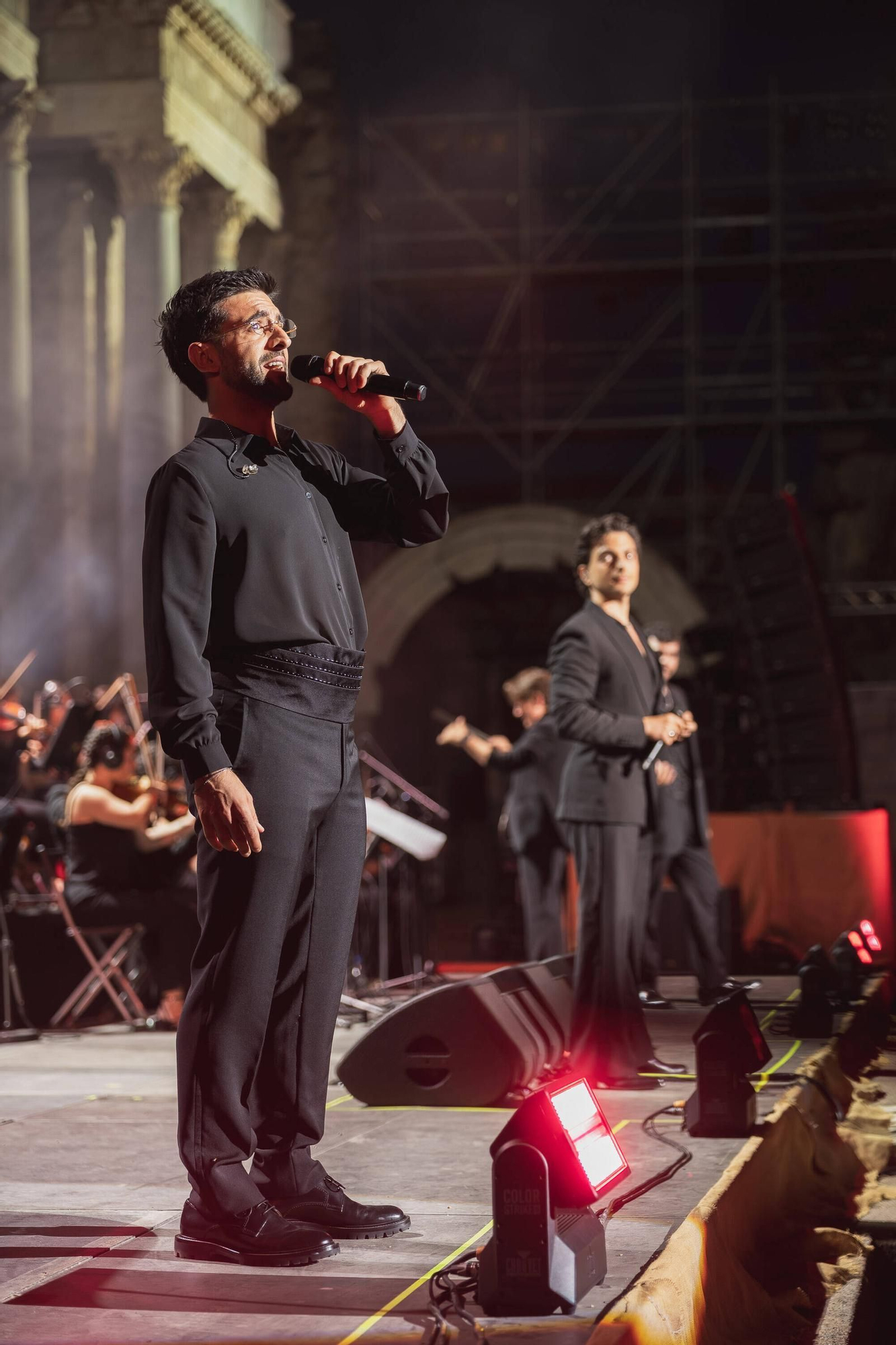 El concierto de Il Volo en el Teatro Romano de Mérida, en imágenes