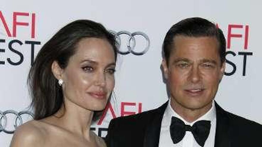 Angelina Jolie y Brad Pitt.