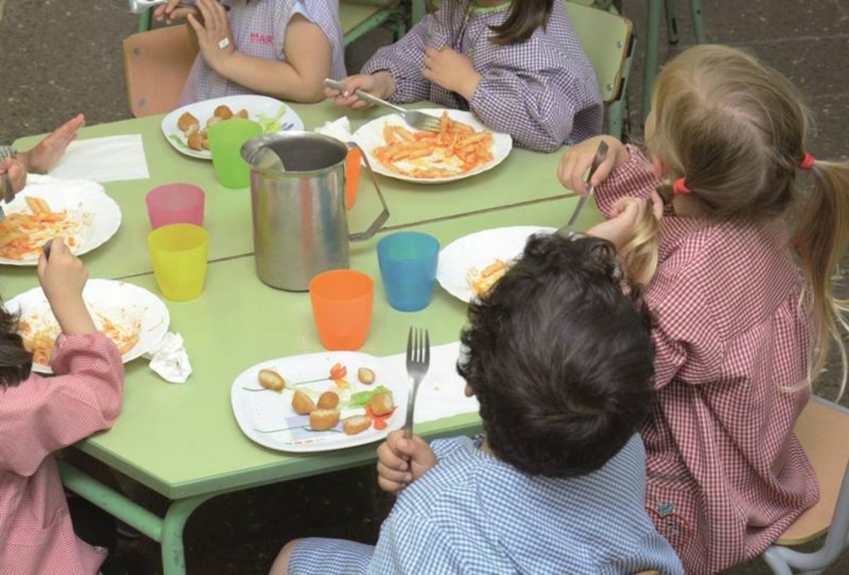 Un menjador escolar.