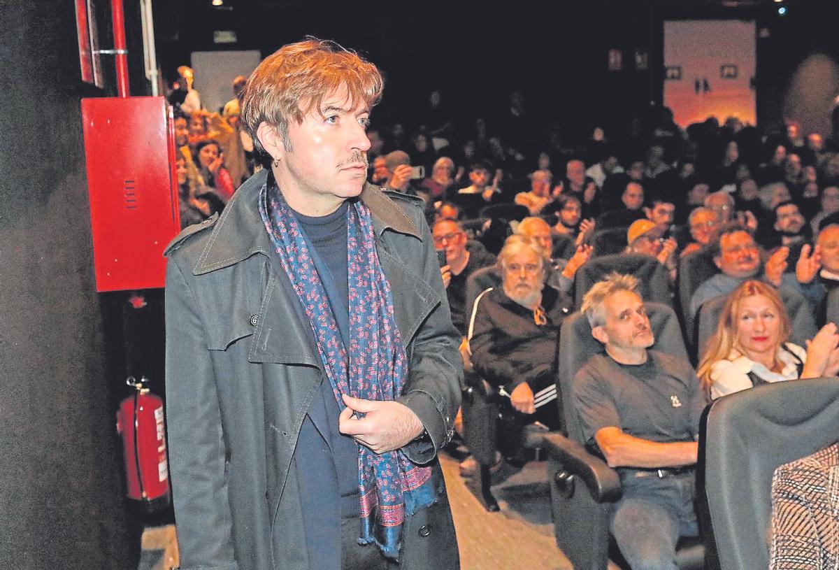 Albert Serra a la presentació del film "Tardes de soledad" al cinema Truffaut de Girona
